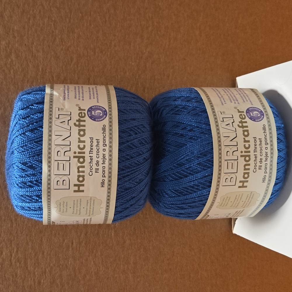 2 NWT Bernat Handicrafter Thread | Really Royal